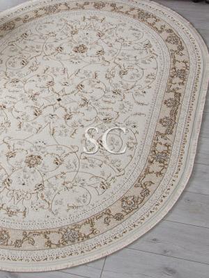 Ковер Zarina M101B CREAM/CREAM Овал
