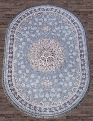 Ковер Иранский Farsi 1200 G253 pale-blue овал