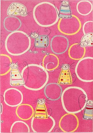 Детский ковер Funky Feline pink